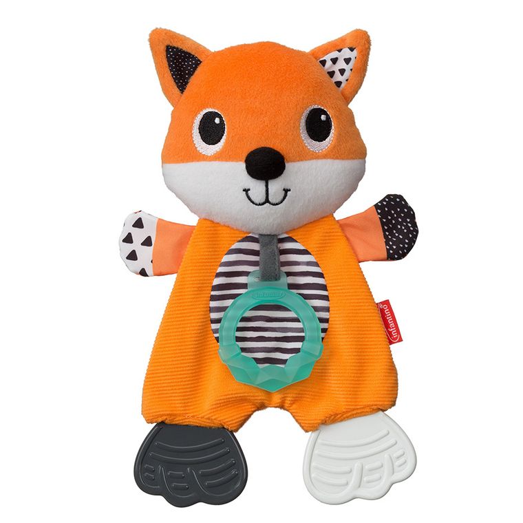 Infantino, lisek, maskotka z gryzakiem