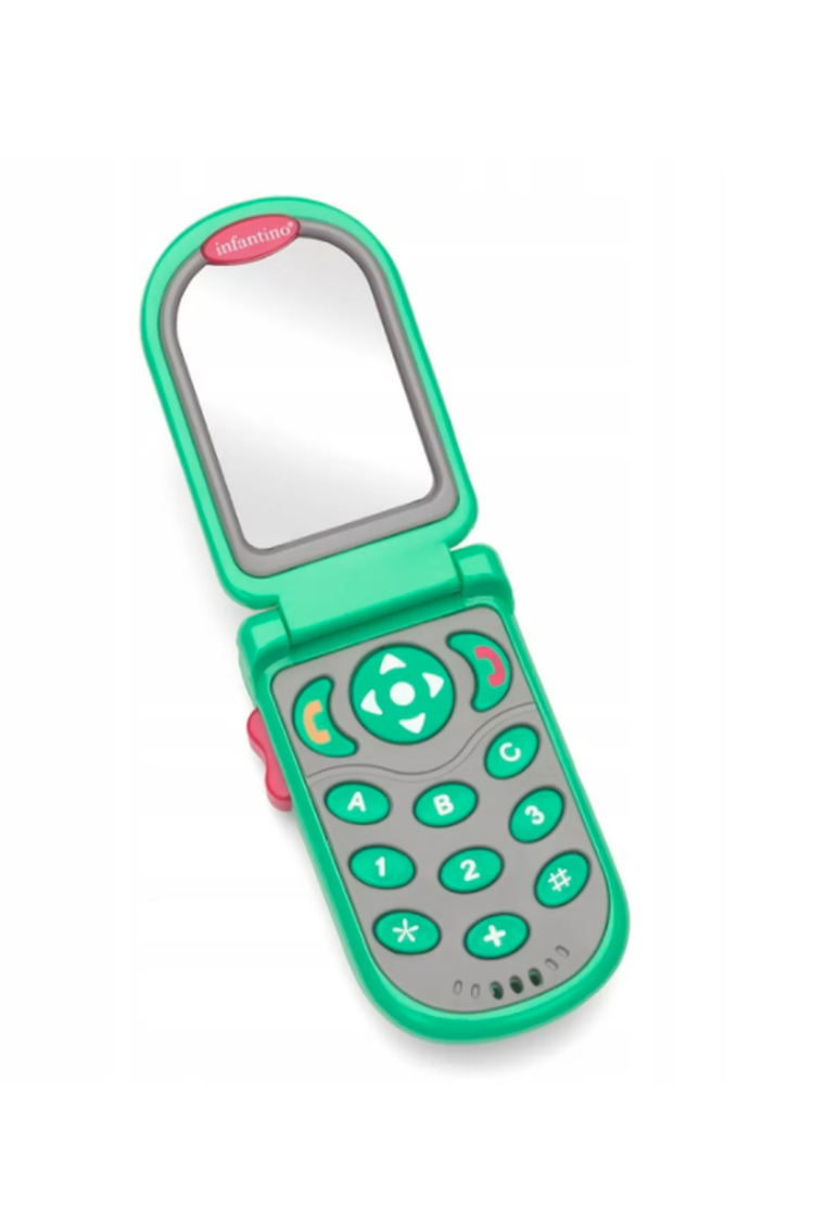 Infantino, telefon z dźwiękami, zielony