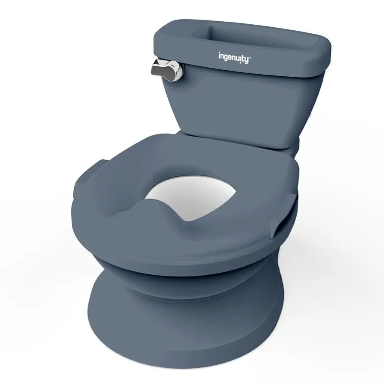 InGenuity, My Size Potty PRO, toaleta dziecięca z dźwiękiem 2w1, nocnik, szary