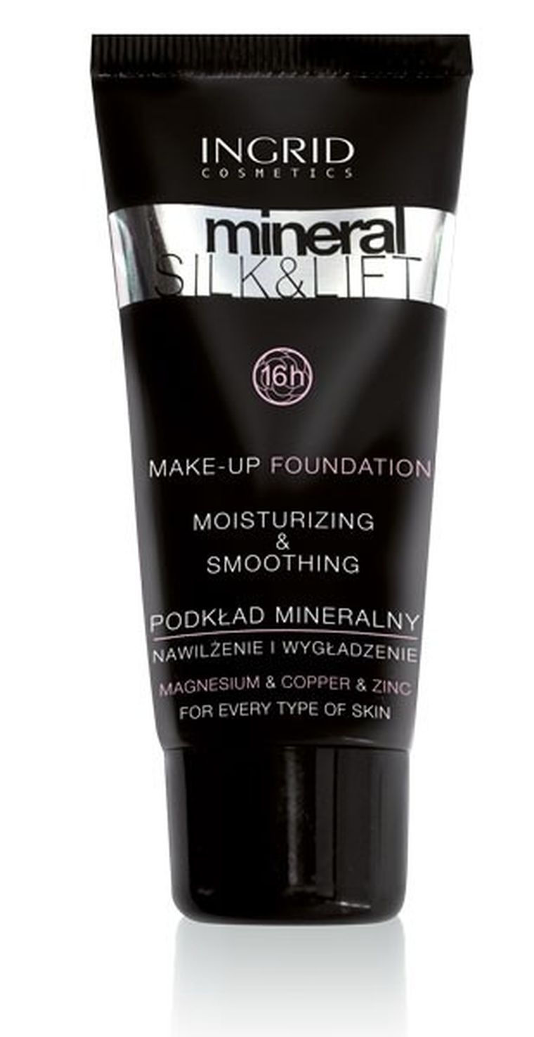 Ingrid, Mineral Silk&Lift, fluid nr 029 porcelanowy, 30 ml