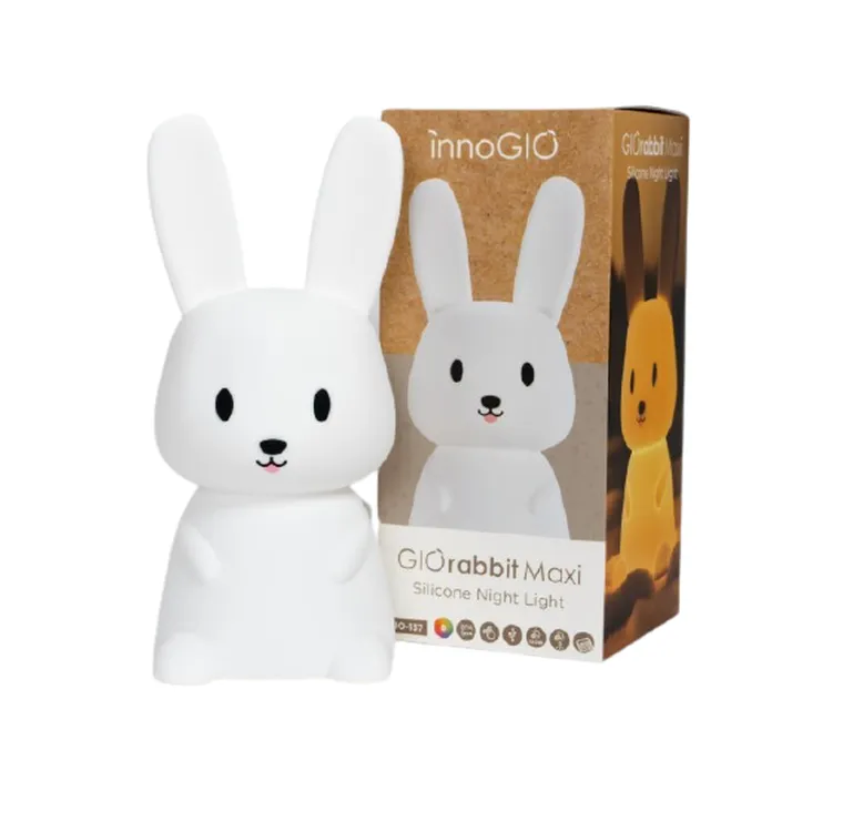 InnoGIO, GIObunny, silikonowa lampka nocna, maxi