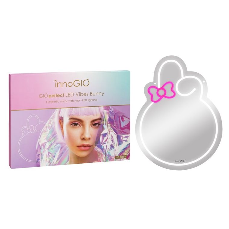 InnoGIO, GIOperfect LED Vibes Bunny, lusterko kosmetyczne