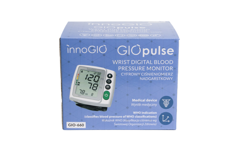 InnoGIO, GIOpuls, Cyfrowy ciśnieniomierz nadgarstkowy