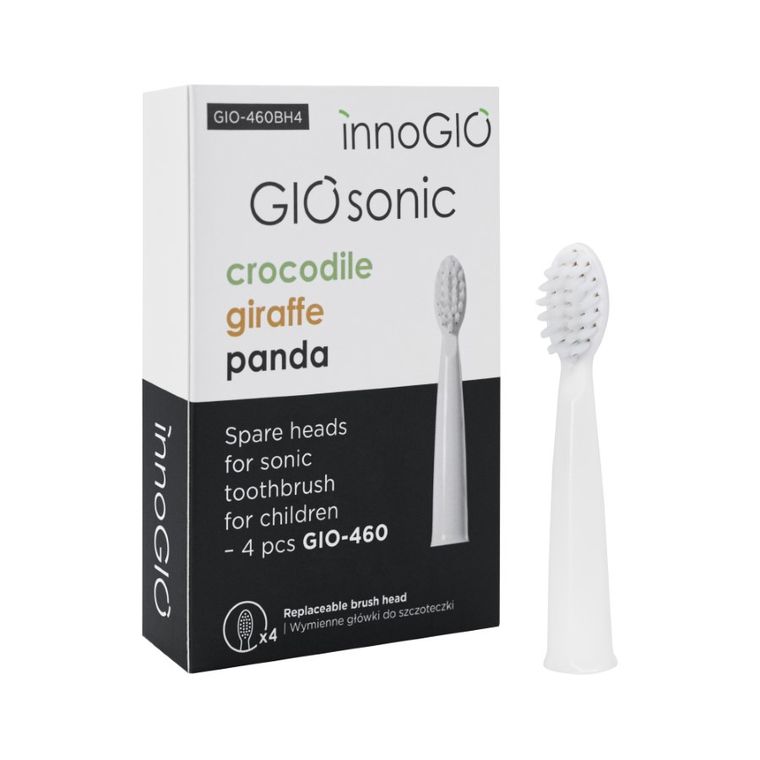 InnoGIO, wymienne główki do szczoteczek, 4 szt.