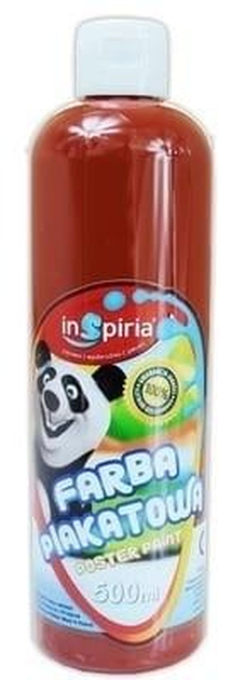 InSpiria, farba plakatowa, brązowa, 500 ml