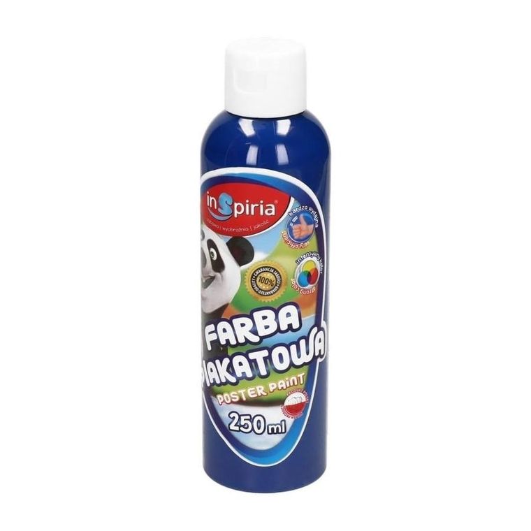 InSpiria, farba plakatowa, ciemnoniebieska, 250 ml