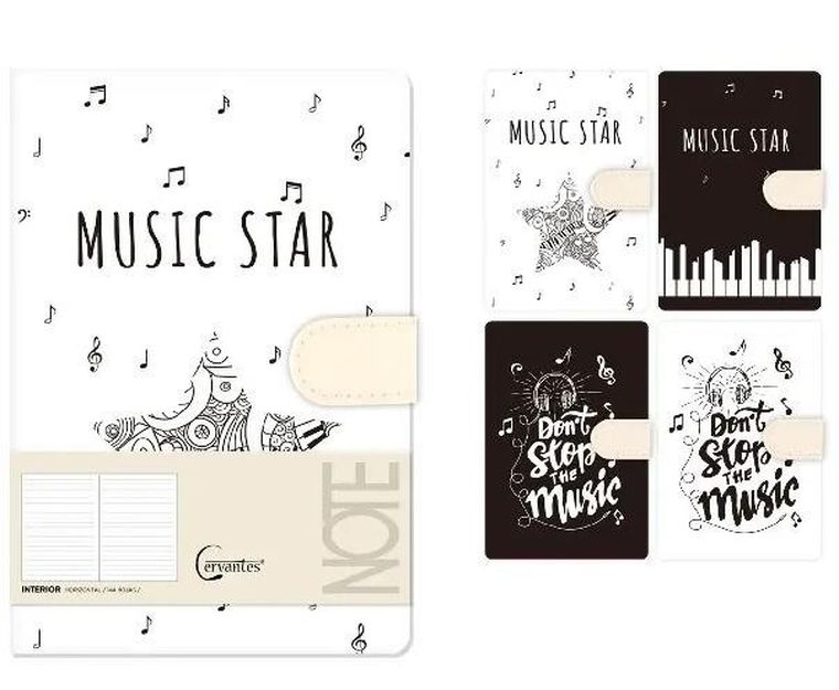 Instituto Cervantes, notatnik na magnes, A5, linia, 144 strony, 1 szt.