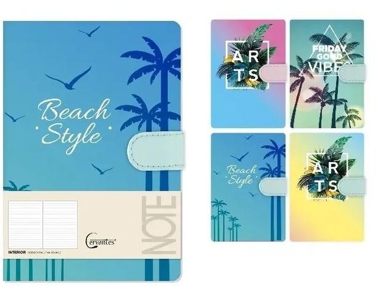 Instituto Cervantes, notatnik na magnes, A5, linia, 144 strony, 1 szt.