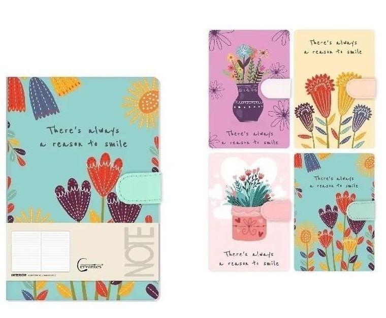 Instituto Cervantes, notatnik na magnes, A6, linia, 144 strony, 1 szt.