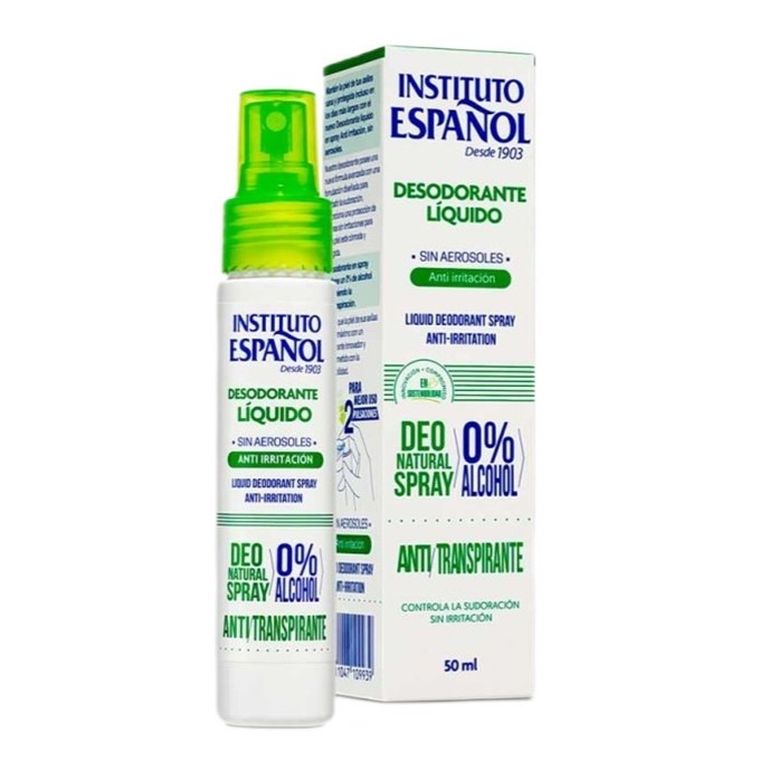 Instituto Espanol, Anti-Irritation, antyperspirant damski w mgiełce przeciw podrażnieniom, 50 ml