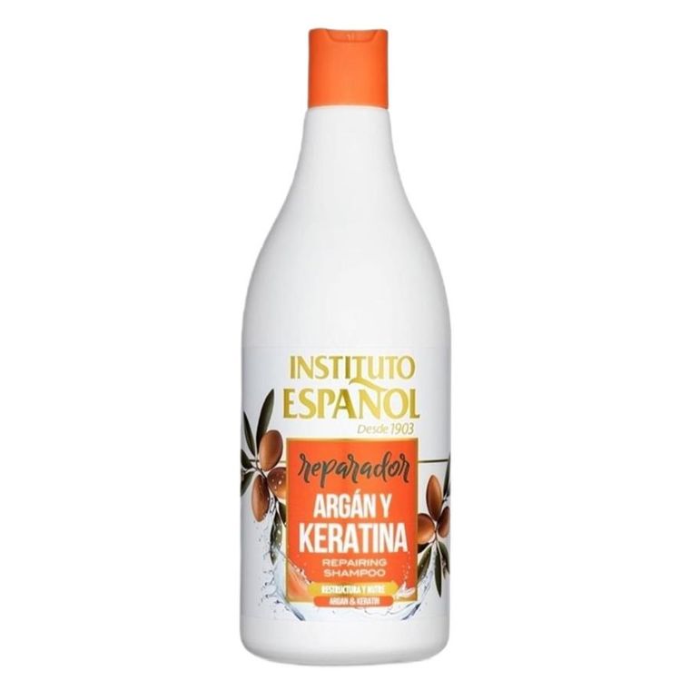 Instituto Espanol, Repairing, szampon do włosów, Argan i Keratyna, 750 ml
