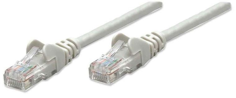 Intellinet, patchcord, kat. 5e, UTP, 3m, szary