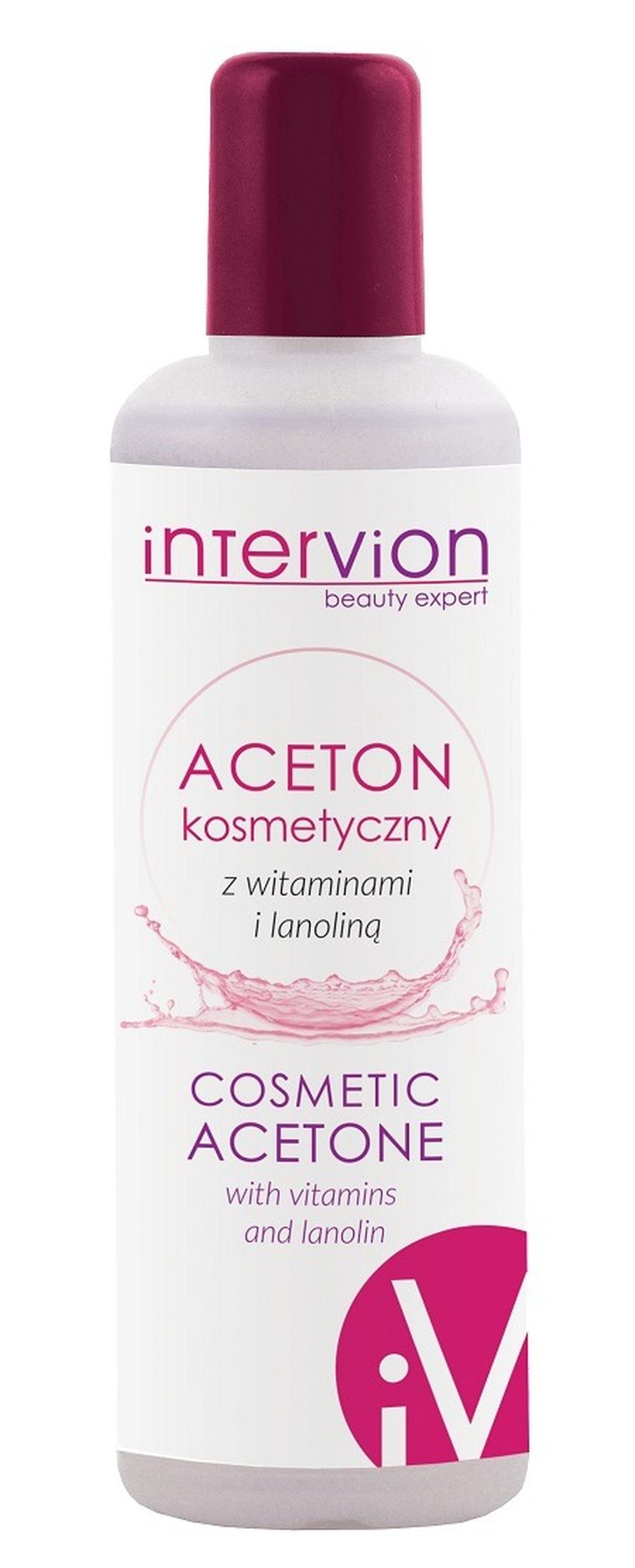 Inter Vion, Cosmetic Acetone, aceton kosmetyczny do paznokci, 150 ml