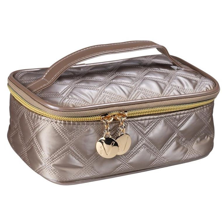 Inter Vion, Gold & Black, kuferek kosmetyczny mały, złoty