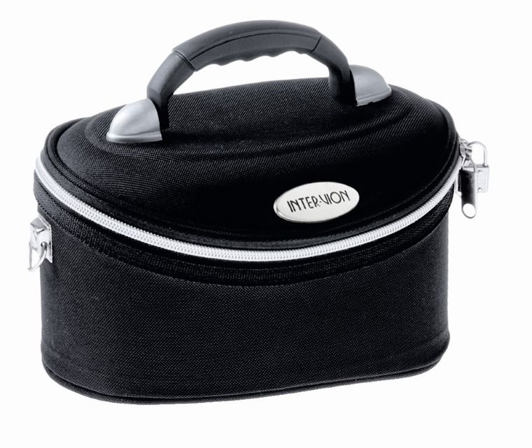 Inter Vion, kuferek kosmetyczny, owalny, średni