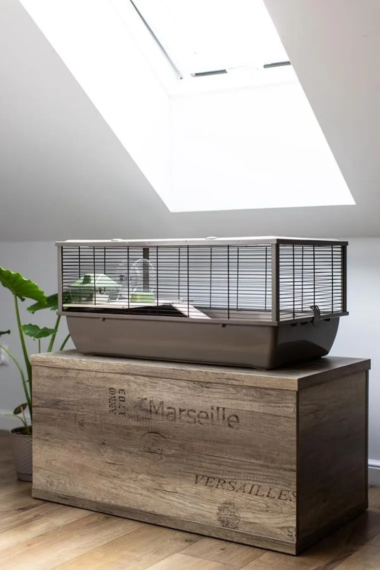 Inter-zoo, Bob+Wood Japandi, klatka, 780-480-360 mm