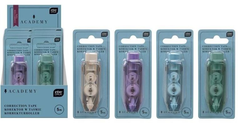 Interdruk, Academy, korektor w taśmie mini, 5m, 1 szt.