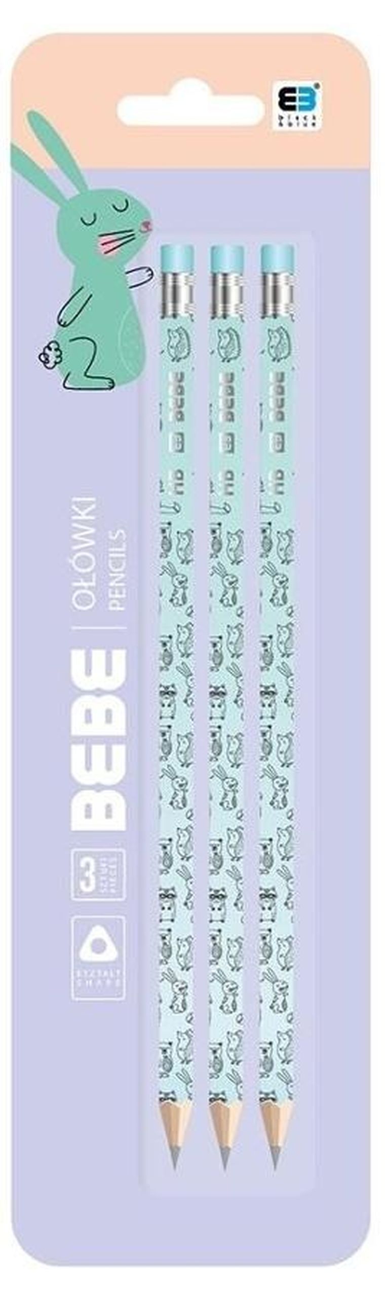 Interdruk, B&B Kids, ołówek, pastel, 3 szt.