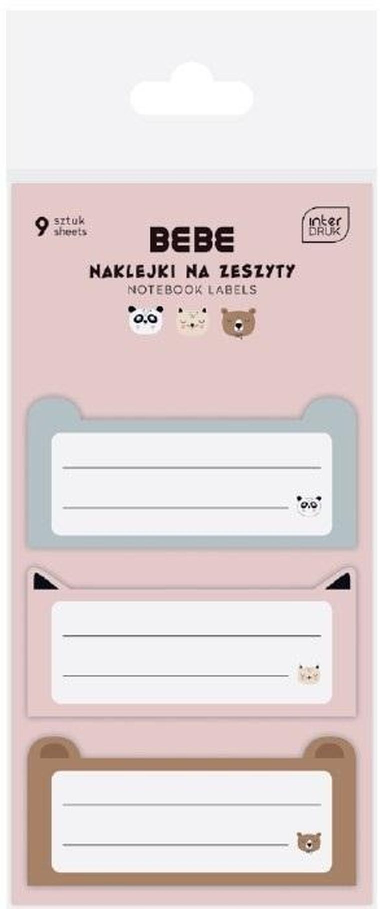 Interdruk, Bebe, naklejki na zeszyt, Friend Girl