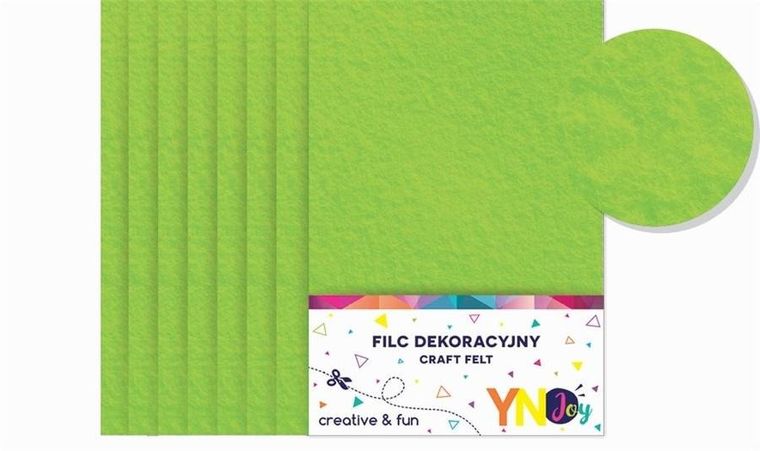 Interdruk, filc dekoracyjny, A4, 8 arkuszy