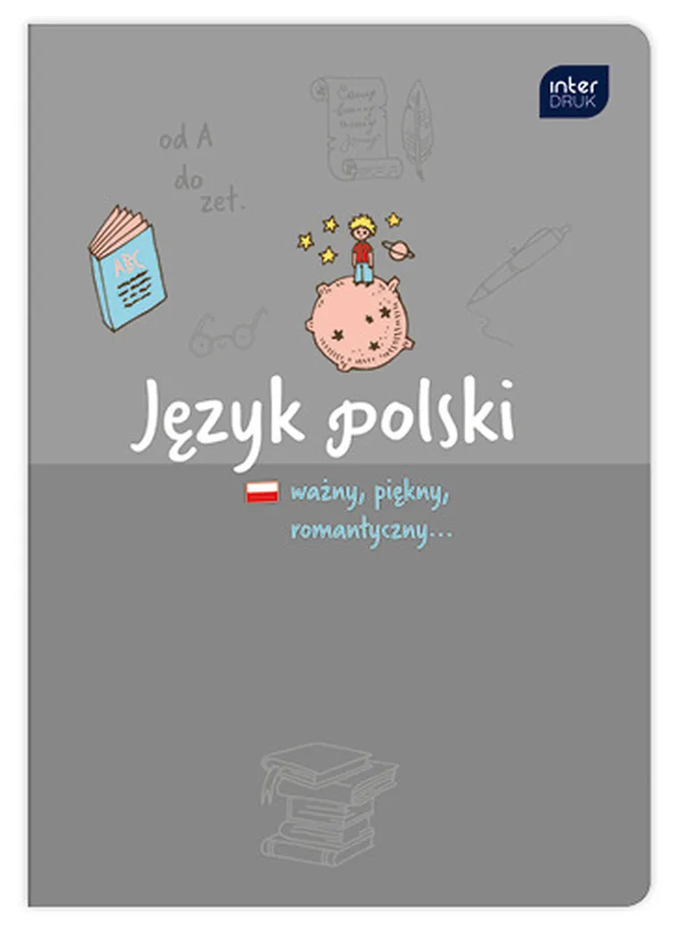 Interdruk, Język Polski, zeszyt A5, 60 kartek, w linię, 1 szt.