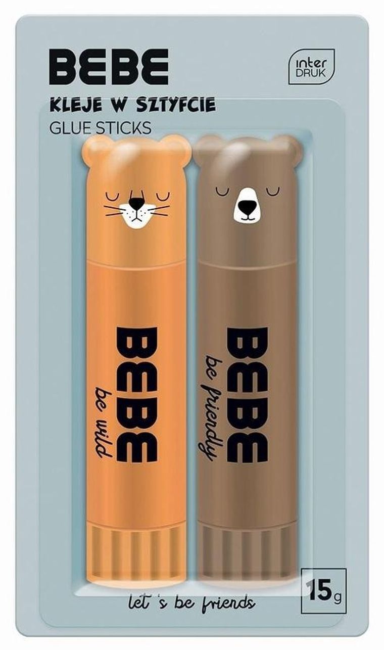 Interdruk, klej w sztyfcie, Friends Boys, 15g, 2 szt.