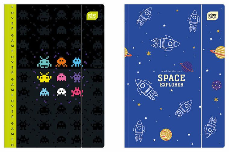 Interdruk, Lux UV Trends Boys, teczka z gumką A4, 1 szt.