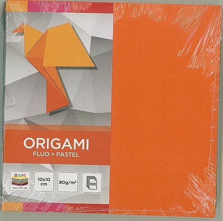 Interdruk, Papier do origami, Fluo Pastele, 10-10 cm