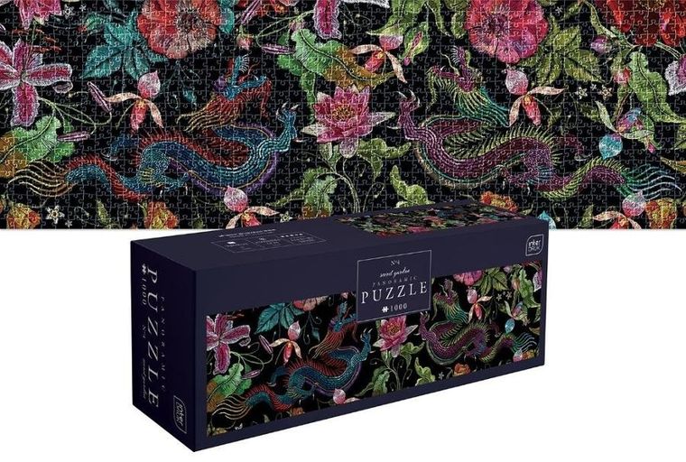 Interdruk, Secret Garden, puzzle panoramiczne, 1000 elementów