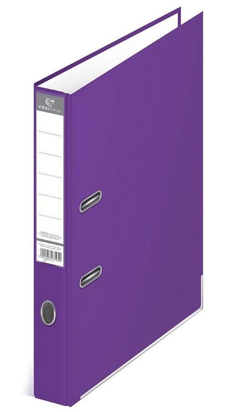 Interdruk, segregator A4/50K, fioletowy