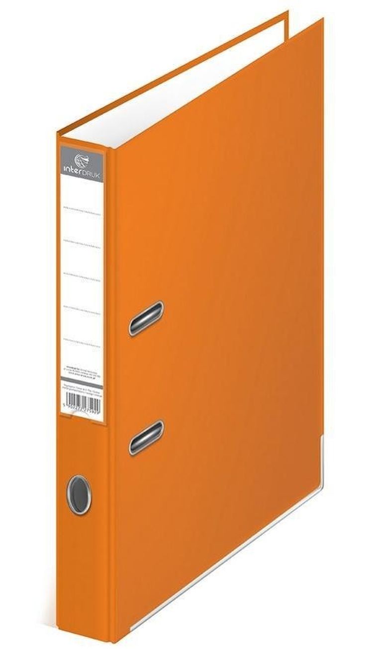 Interdruk, segregator A4/50K, pomarańczowy