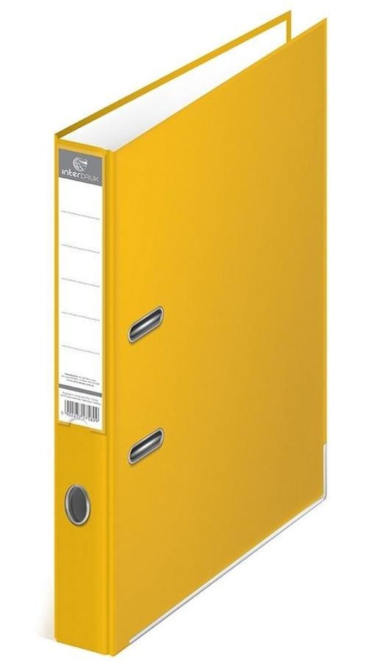 Interdruk, segregator A4/50K, żółty