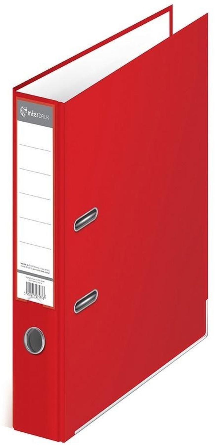 Interdruk, segregator A4/75K, czerwony