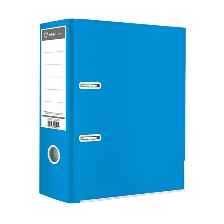 Interdruk, segregator A4/75K, jasnoniebieski błysk