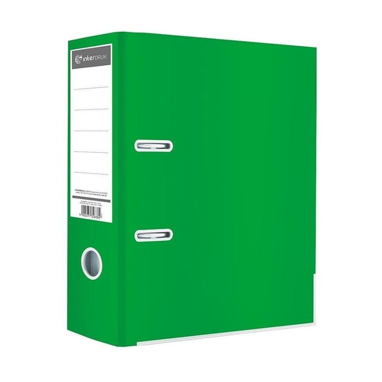 Interdruk, segregator A4/75K, jasnozielony błysk
