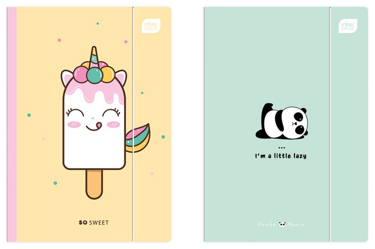 Interdruk, teczka A4 z gumką, Trends Girls, 1 szt.