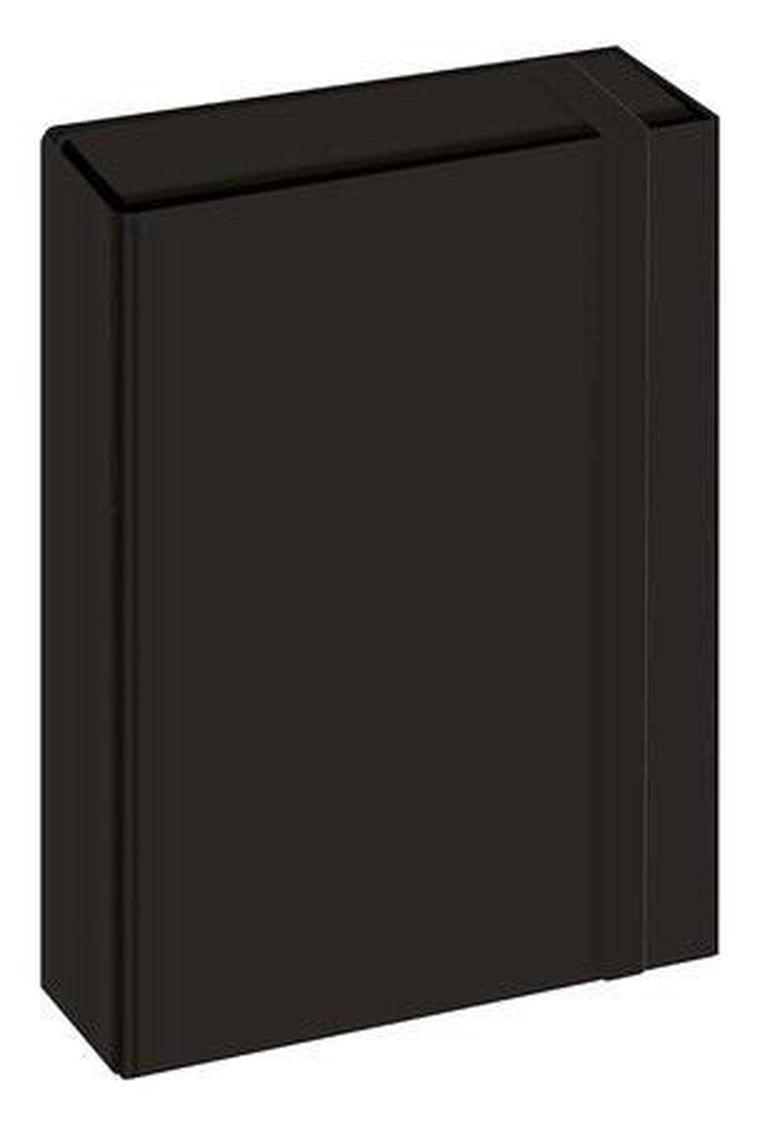 Interdruk, teczka z gumką A4, czarna