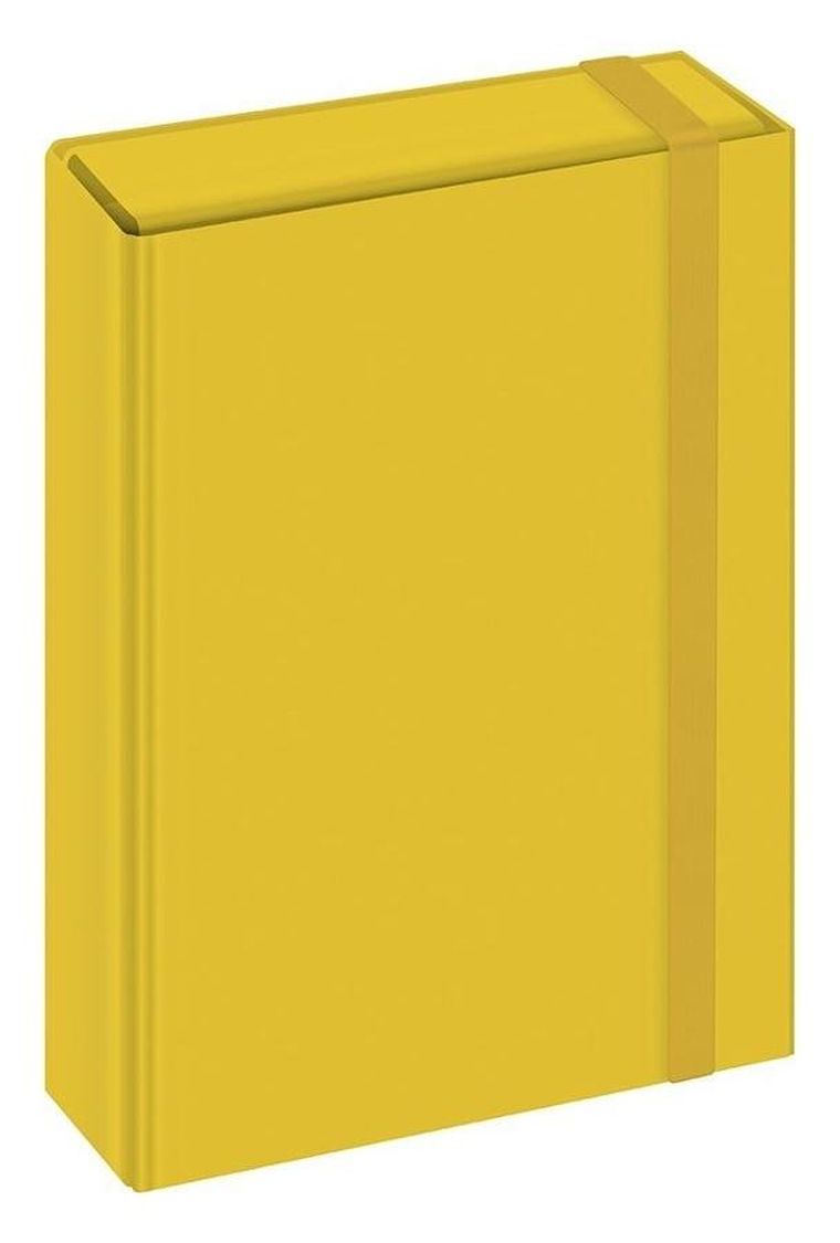 Interdruk, teczka z gumką A4, żółta
