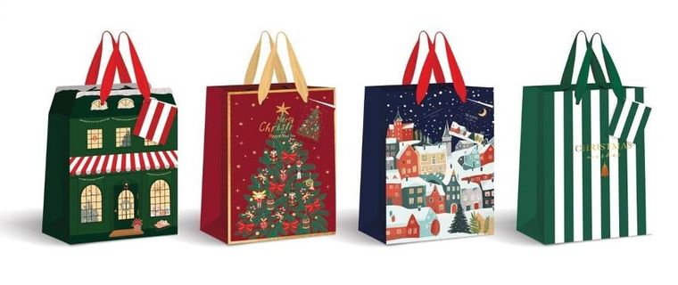 Interdruk, torebka prezentowa, 33-46-13 cm, 1 szt.