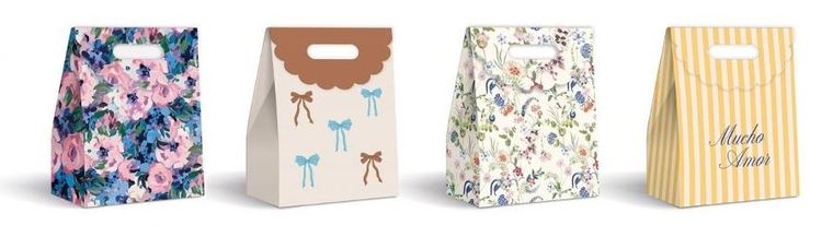 Interdruk, torebka prezentowa z zapięciem na rzep, mała, 1 szt.