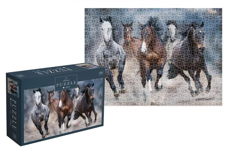 Interdruk, Wild Horses, puzzle, 1000 elementów