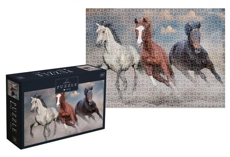 Interdruk, Wild Horses, puzzle, 1000 elementów