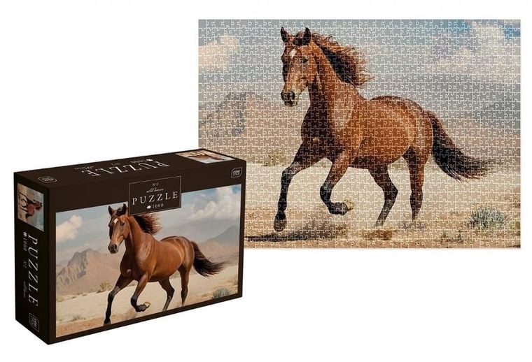 Interdruk, Wild Horses, puzzle, 1000 elementów