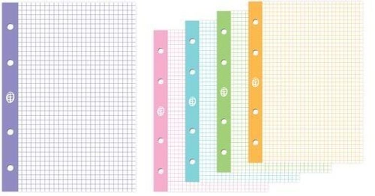 Interdruk, wkład do segregatora, A4, kratka, 50 kartek