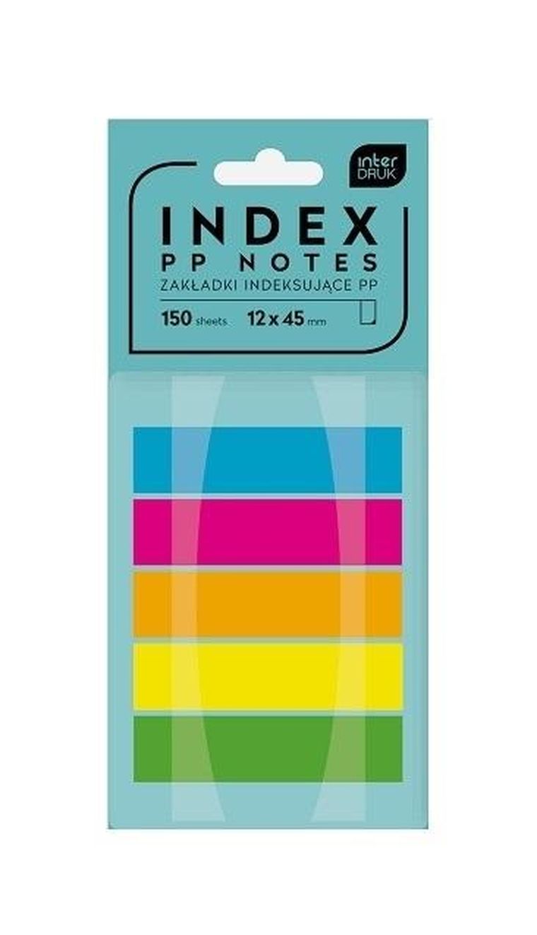 Interdruk, zakładki indeksujące w podajniku