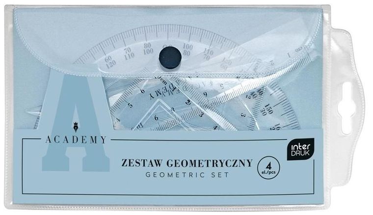 Interdruk, zestaw geometryczny, 4 elementy