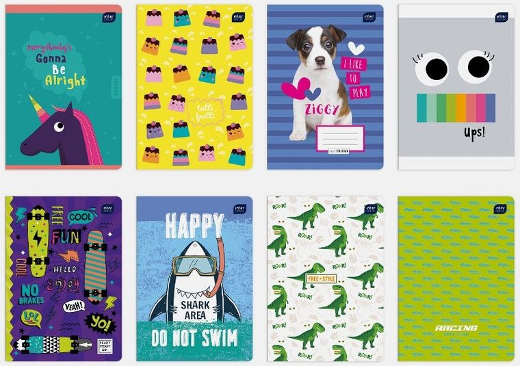 Interdruk, zeszyt A5, 16 kartek, gładki, 1 szt.