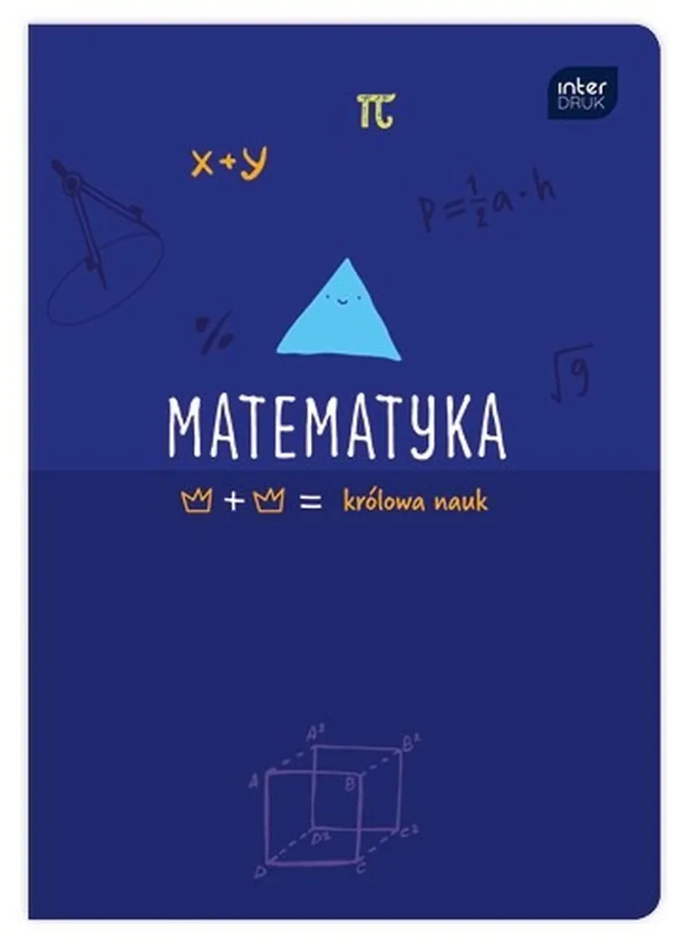 Interdruk, zeszyt A5, 60 kartek, kratka, matematyka, 1 szt.