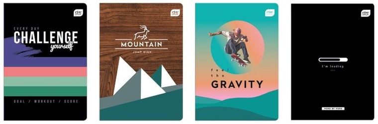 Interdruk, zeszyt A5, 60 kartek, linia, UV Trends Boys, 1 szt.