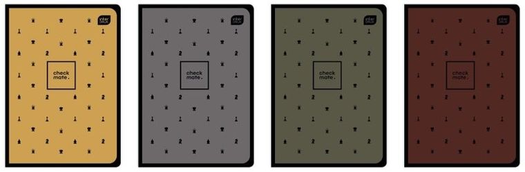 Interdruk, zeszyt A5, 80 kartek, kratka, Soft Touch Chess, 1 szt.